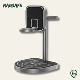 3-in-1 punter MagSafe Oplaadpunt Zwart