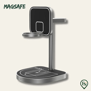 3-in-1 punter MagSafe Oplaadpunt Zwart