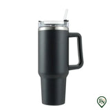 40OZ Stro Isolatie Cup met Handvat Draagbare Auto Roestvrij Staal Koffie Waterfles Grote Capaciteit Reizen BPA Gratis