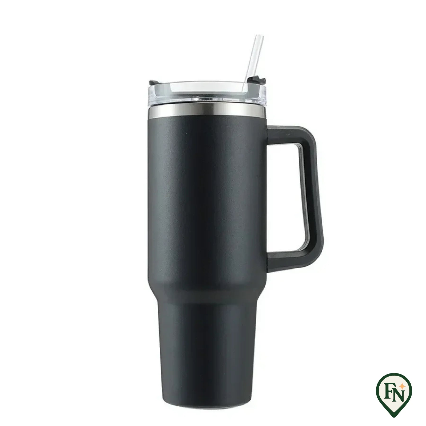 40OZ Stro Isolatie Cup met Handvat Draagbare Auto Roestvrij Staal Koffie Waterfles Grote Capaciteit Reizen BPA Gratis