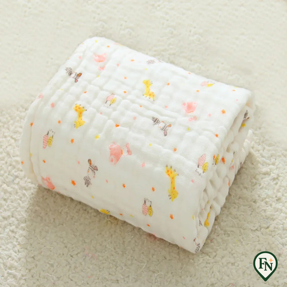 Katoenen mousseline 6-laags babydekens Zacht verdikt Warmte en ademend Gezellig Ideaal voor inbakeren en