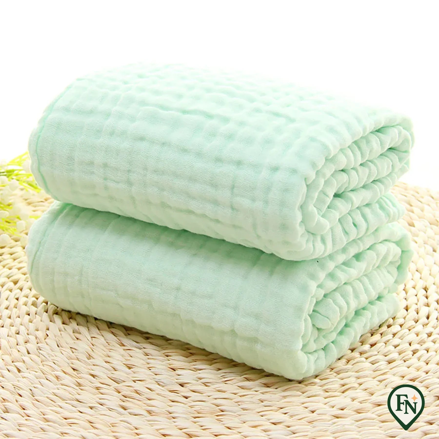 Katoenen mousseline 6-laags babydekens Zacht verdikt Warmte en ademend Gezellig Ideaal voor inbakeren en