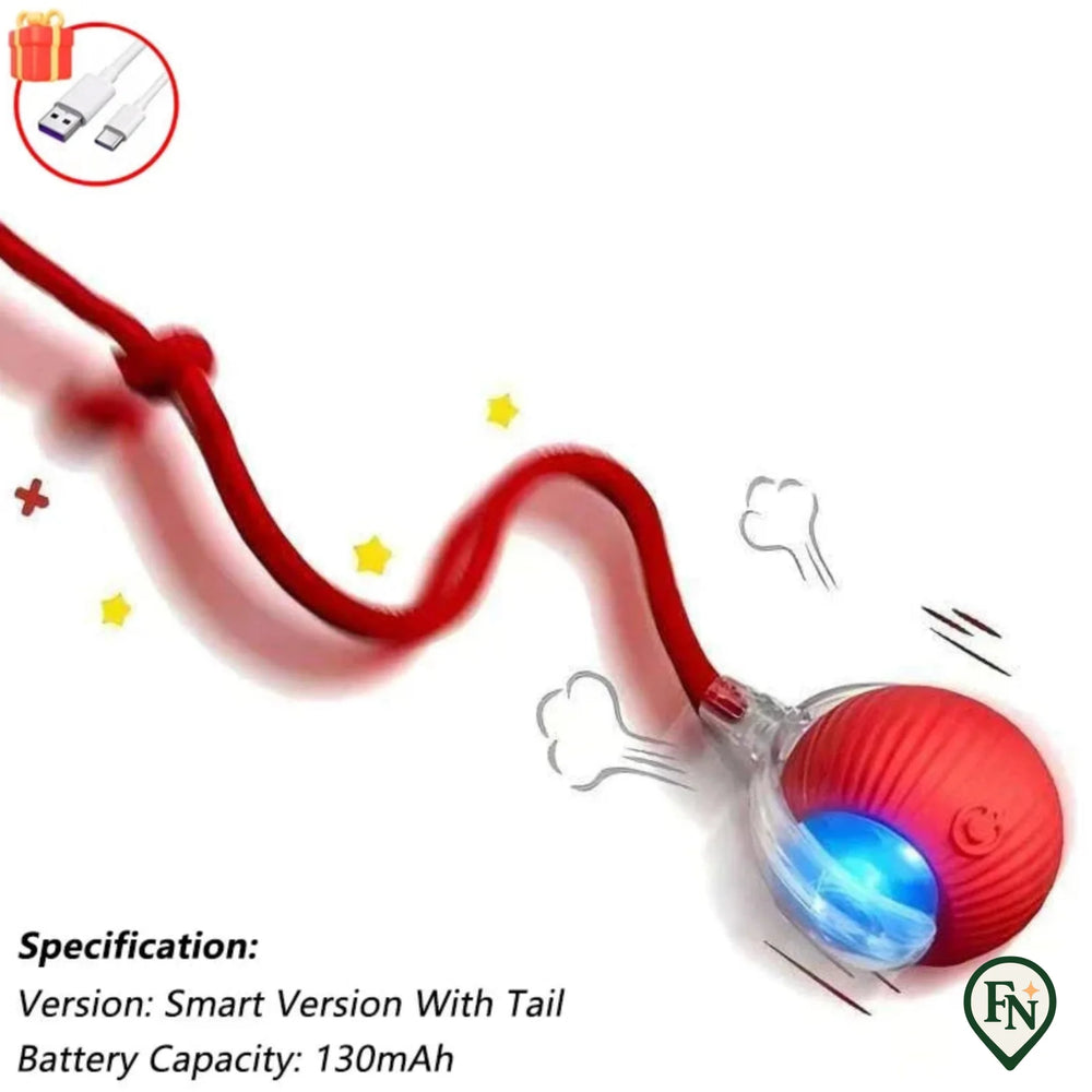 Automatische Pet Toys Rood - Staart