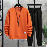 Chill Knit Set Oranje / S