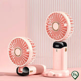 Draagbare Miniventilator Roze