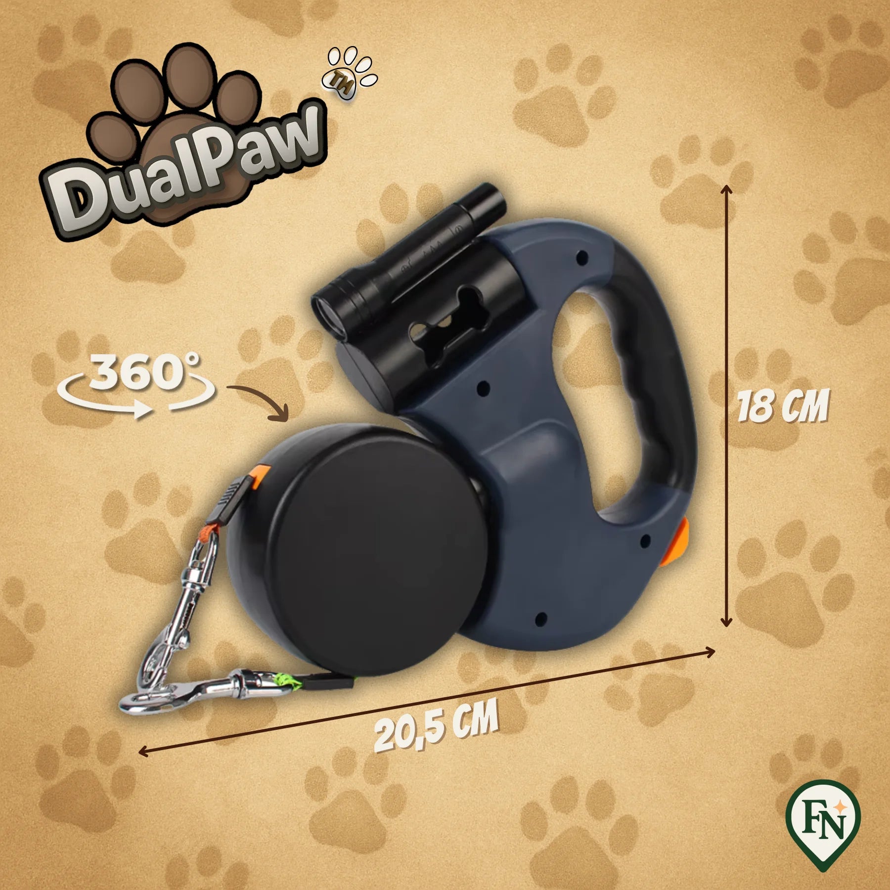 DualPaw™ – Wandel ontspannen met twee honden tegelijk
