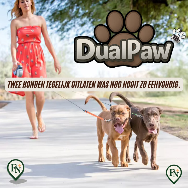 DualPaw™ – Wandel ontspannen met twee honden tegelijk
