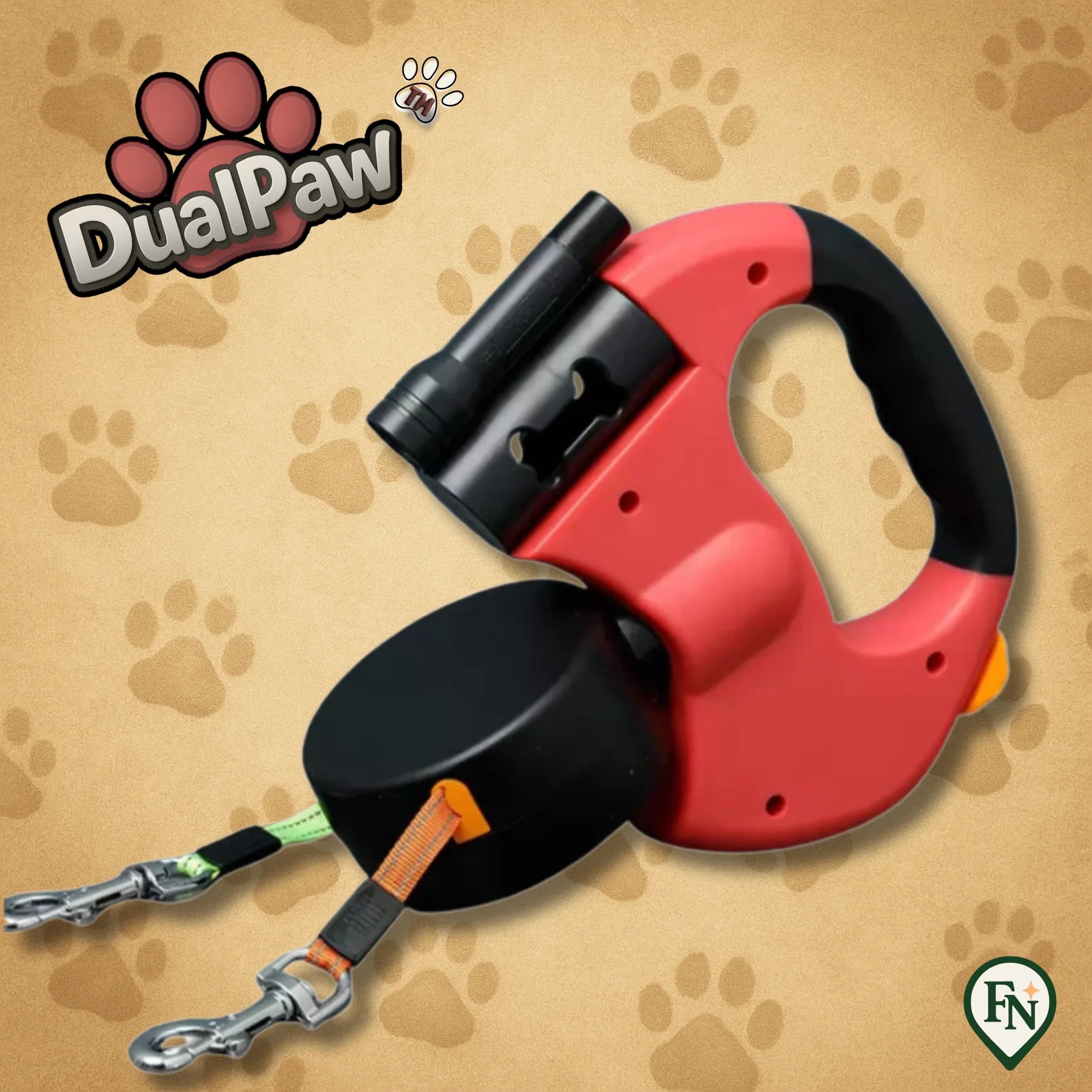 DualPaw™ – Wandel ontspannen met twee honden tegelijk