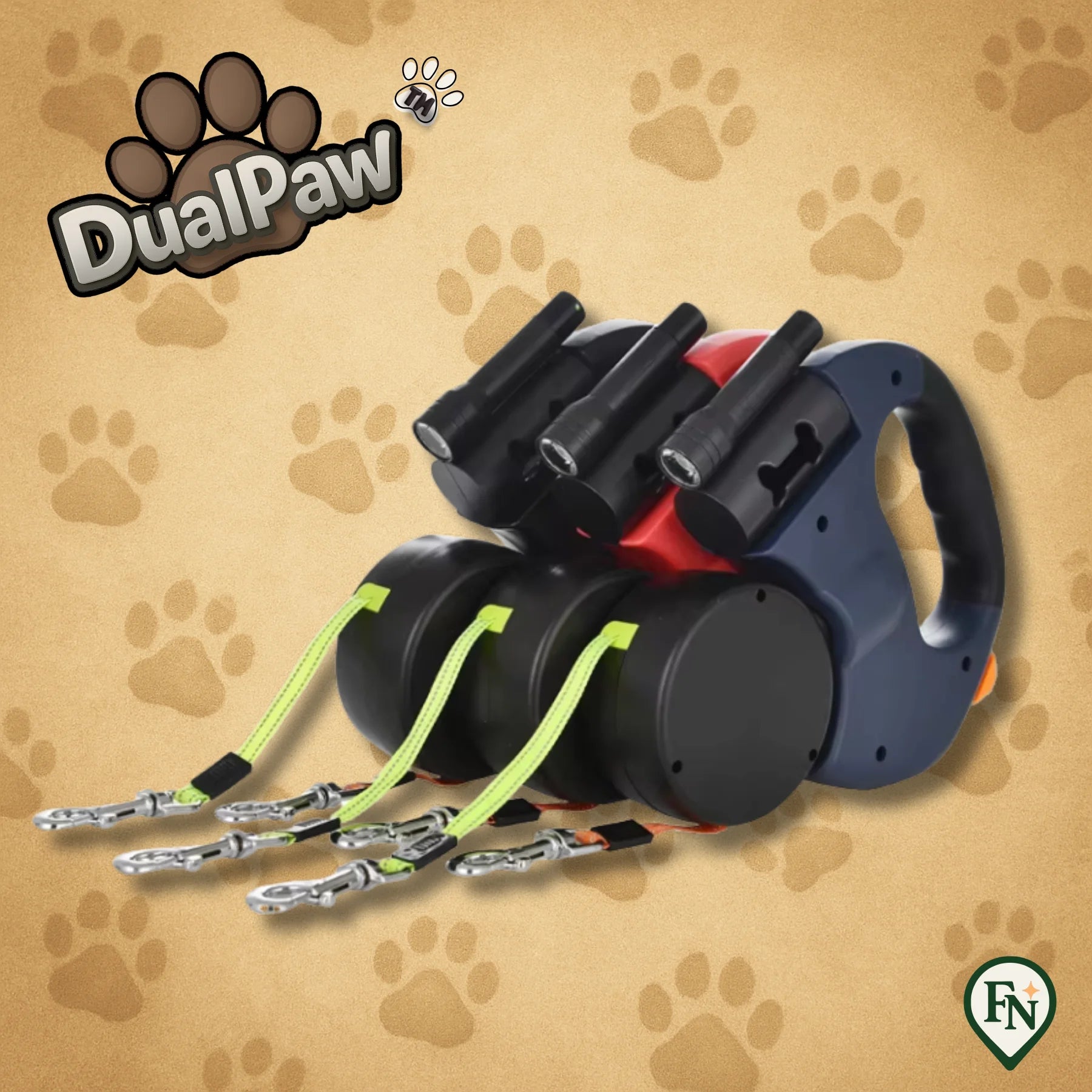 DualPaw™ – Wandel ontspannen met twee honden tegelijk