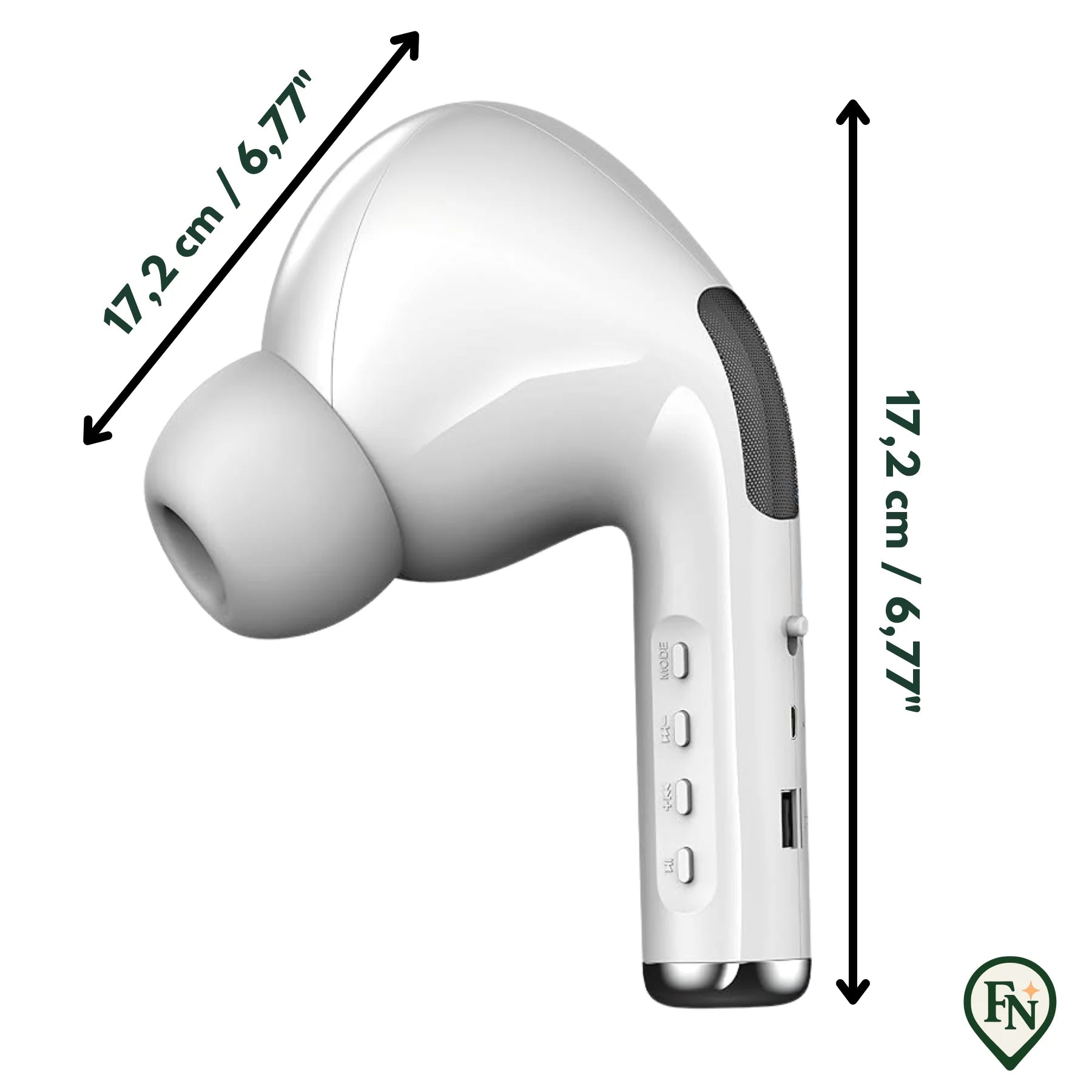 Bluetooth Ear-Pod Speaker Wit