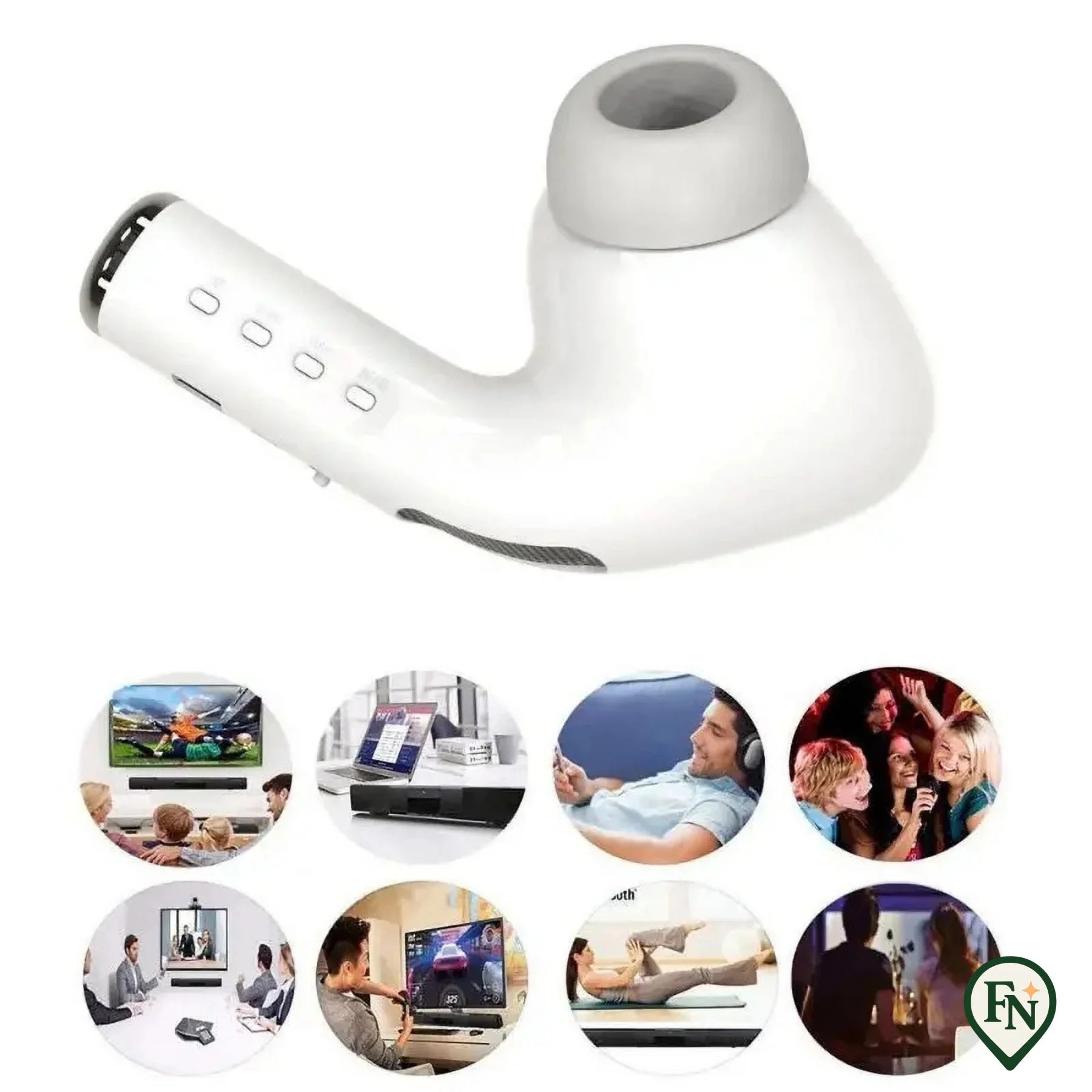 Bluetooth Ear-Pod Speaker Wit