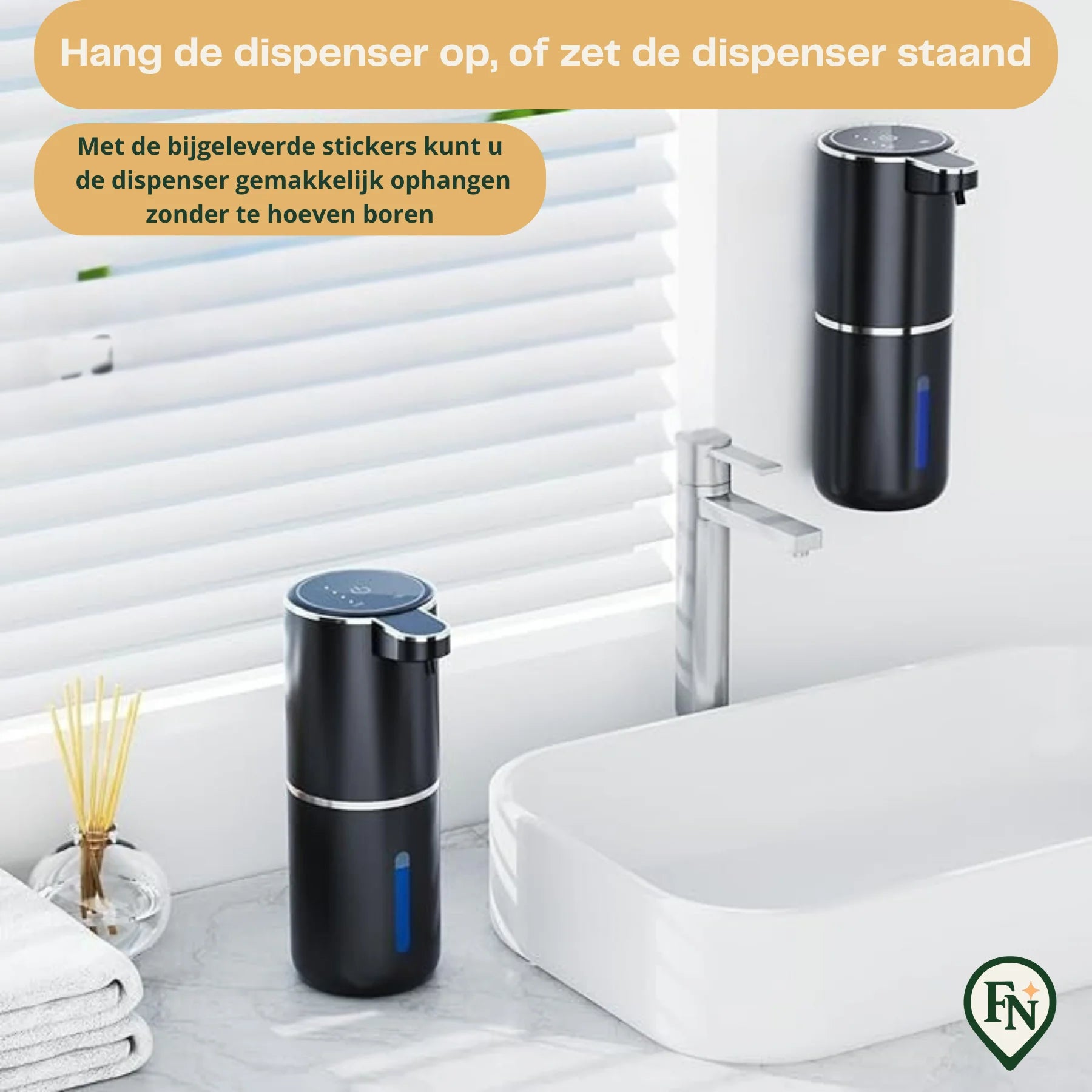 Nieuwe Zeepdispenser Touchless Sensor