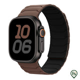 FlexiMag™ Apple – De Magnetische Apple Watch Band met Perfecte Pasvorm Bruin / 49mm/46mm/45mm/44mm
