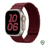 FlexiMag™ Apple – De Magnetische Apple Watch Band met Perfecte Pasvorm Rood / 49mm/46mm/45mm/44mm
