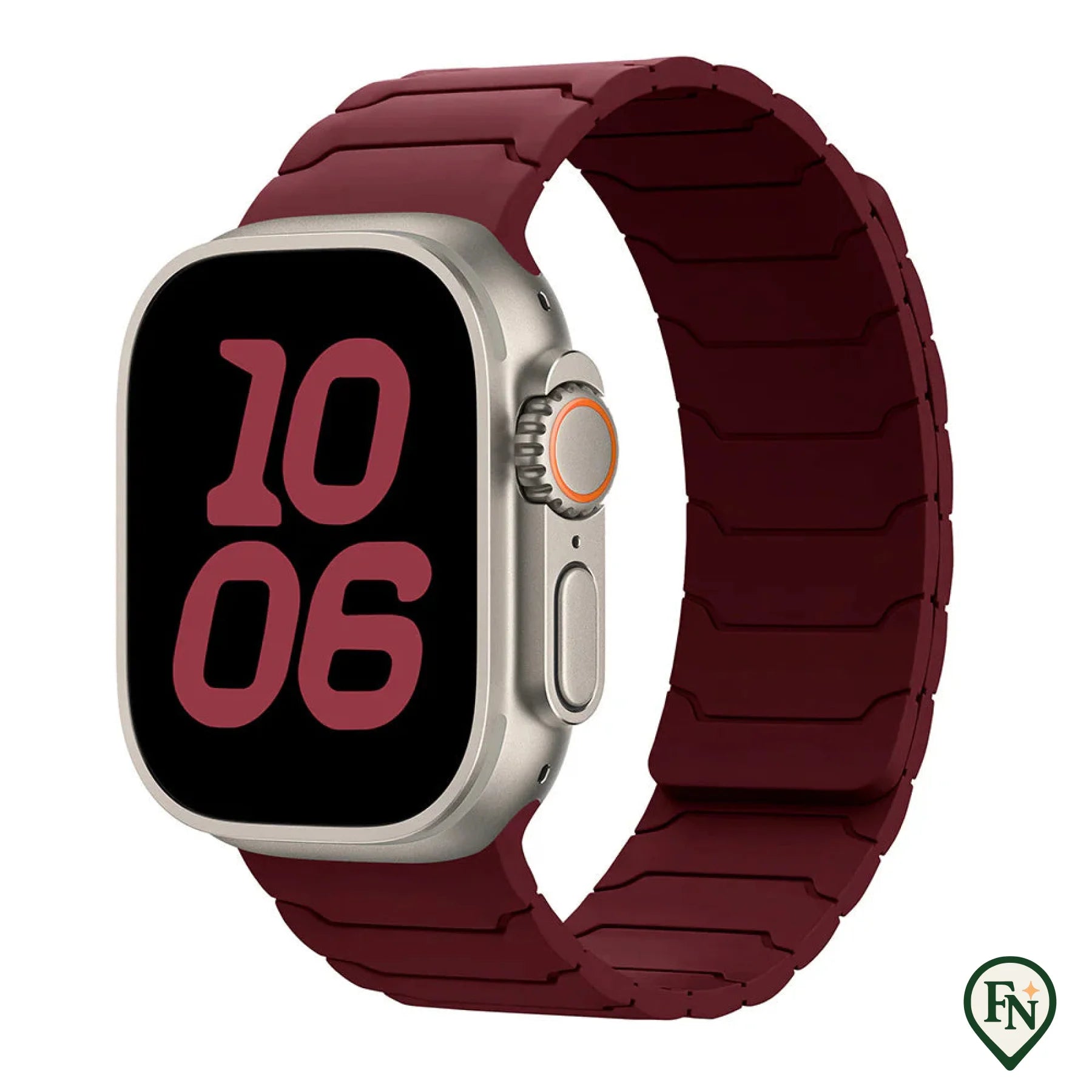 FlexiMag™ Apple – De Magnetische Apple Watch Band met Perfecte Pasvorm Rood / 49mm/46mm/45mm/44mm