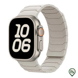FlexiMag™ Apple – De Magnetische Apple Watch Band met Perfecte Pasvorm Wit / 49mm/46mm/45mm/44mm