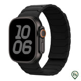 FlexiMag™ Apple – De Magnetische Apple Watch Band met Perfecte Pasvorm Zwart / 49mm/46mm/45mm/44mm