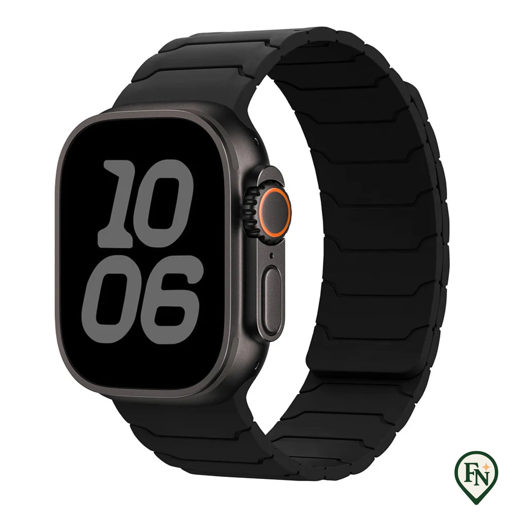 FlexiMag™ Apple – De Magnetische Apple Watch Band met Perfecte Pasvorm Zwart / 49mm/46mm/45mm/44mm