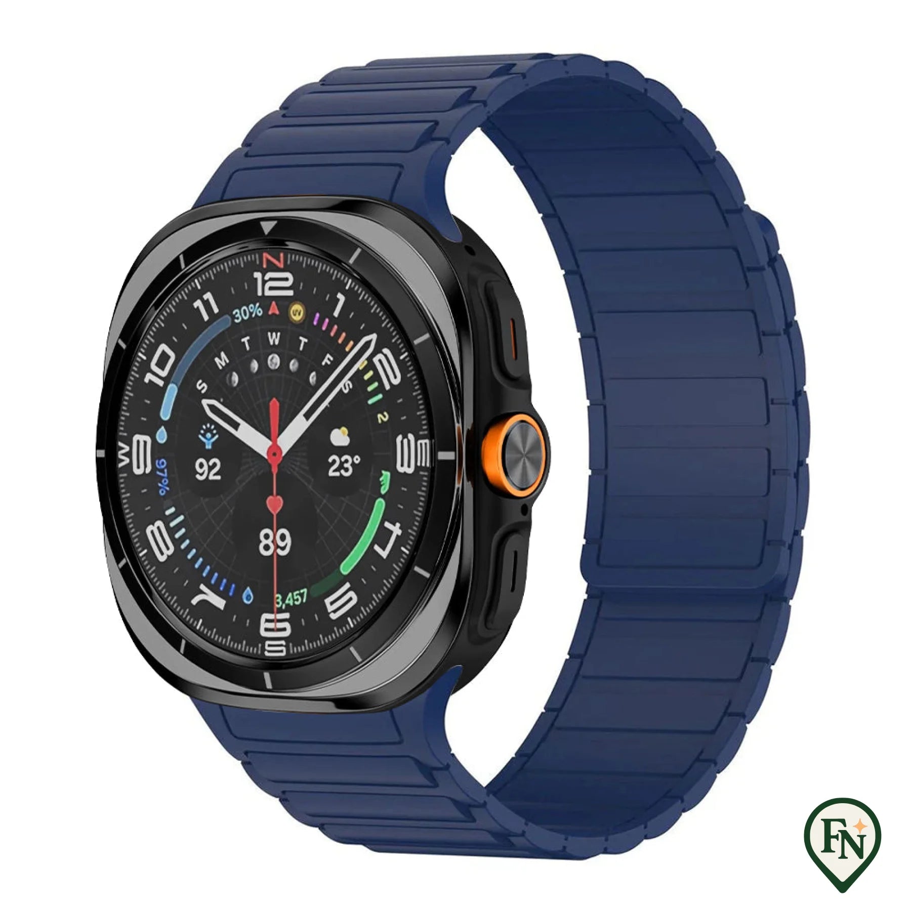 FlexiMag™ Samsung – Stijlvolle Magnetische Band voor Galaxy Watch Blauw / Galaxy Watch Ultra 47mm