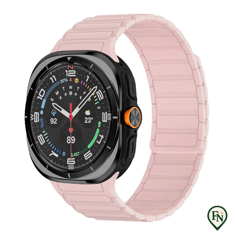 FlexiMag™ Samsung – Stijlvolle Magnetische Band voor Galaxy Watch Roze / Galaxy Watch Ultra 47mm