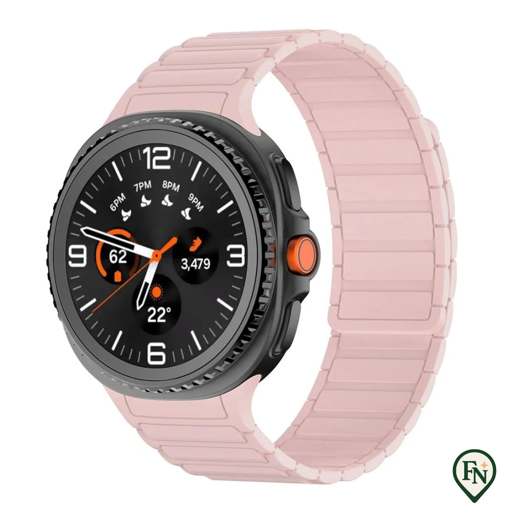 FlexiMag™ Samsung – Stijlvolle Magnetische Band voor Galaxy Watch Roze / Galaxy Watch8 Classic 46mm