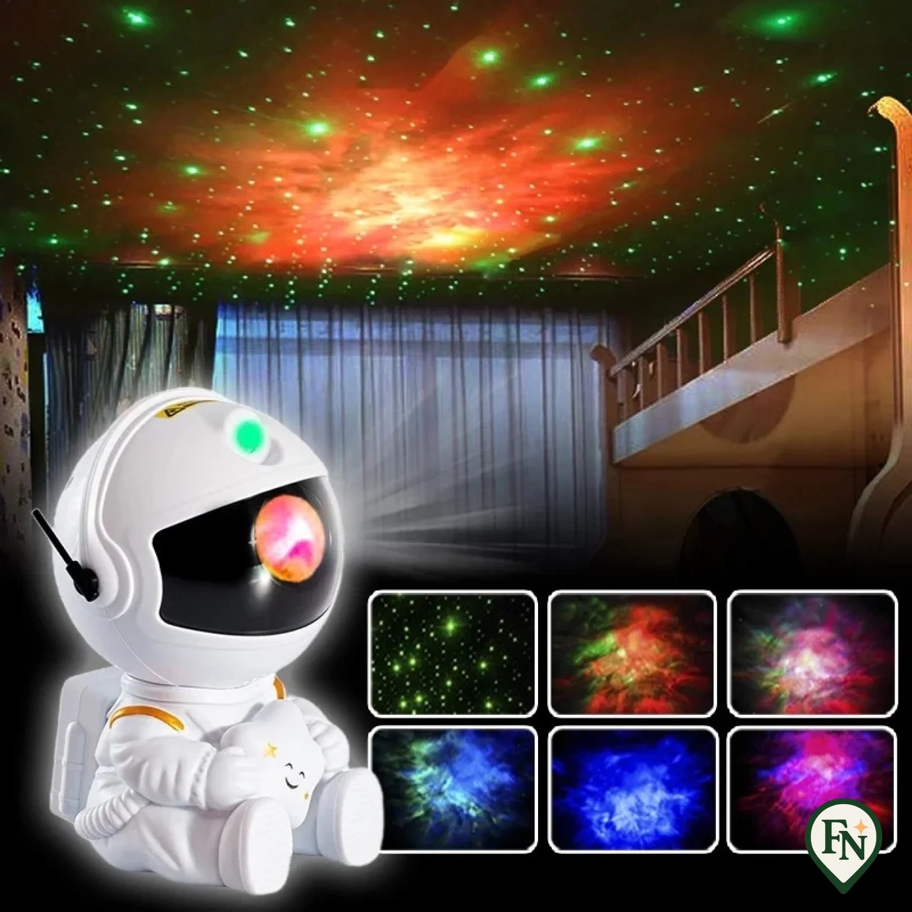 Galaxy Projector Led-nachtlampje Sterprojector Astronaut Projector Galaxy Light voor thuis Decoratieve slaapkamer