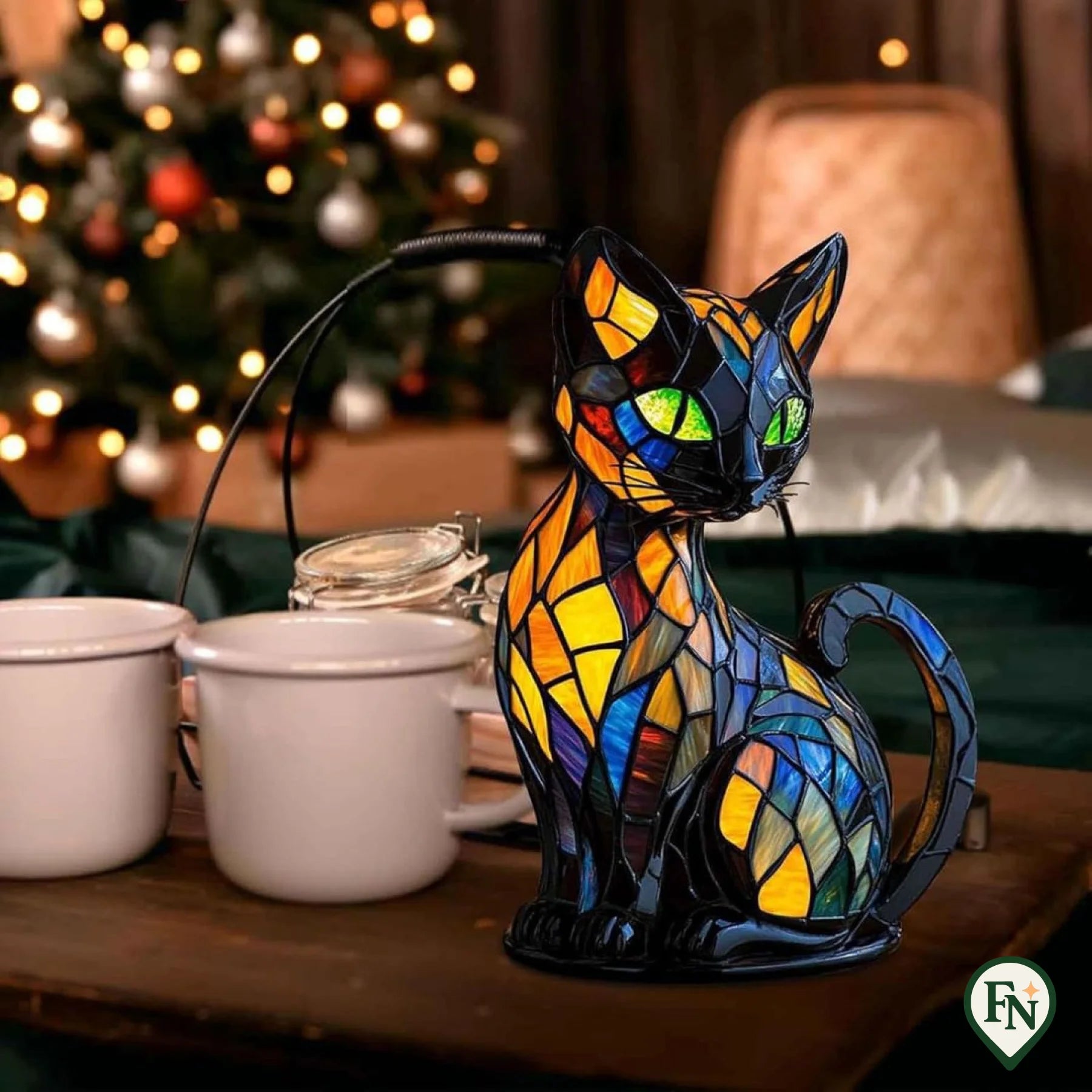 Glass Glow Cat