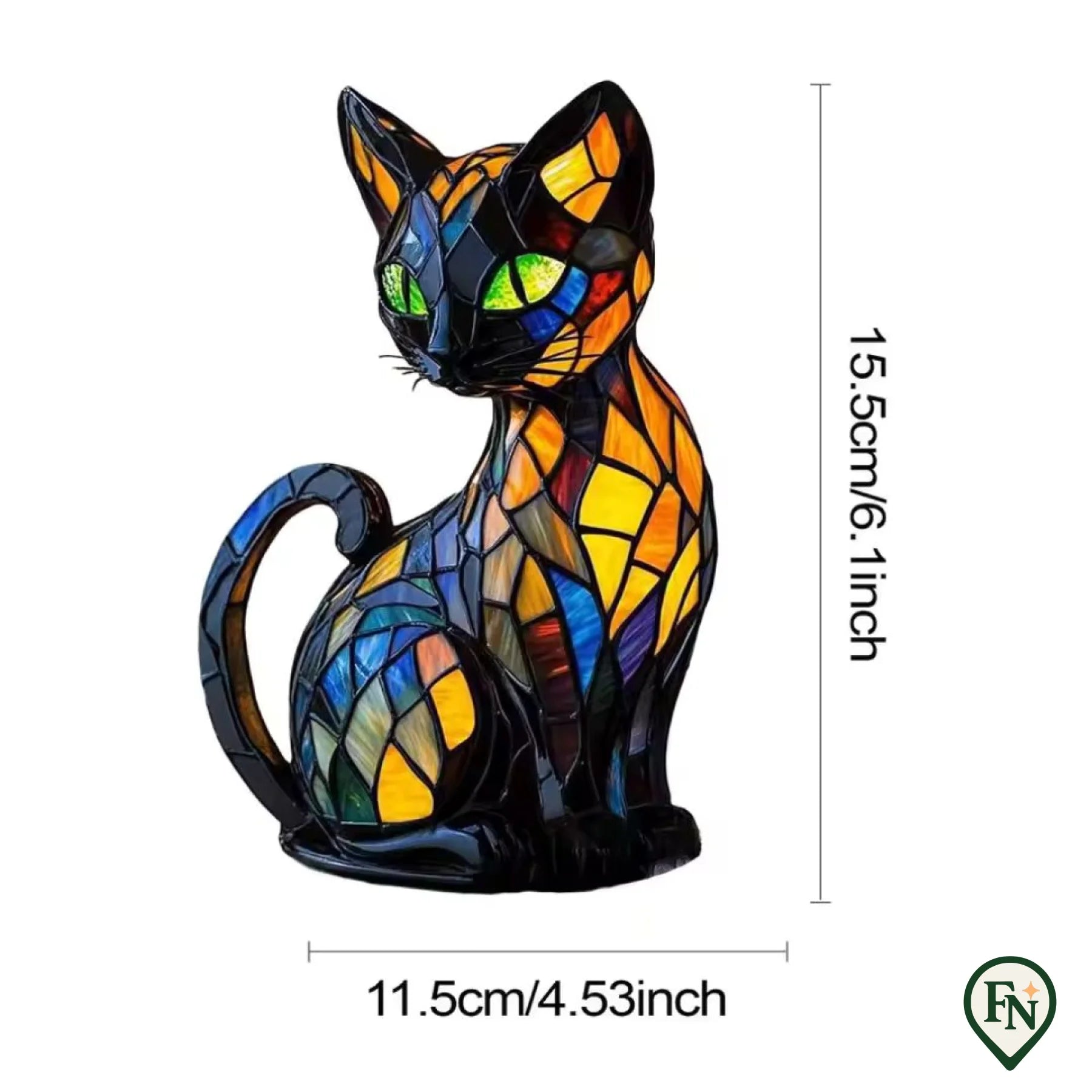 Glass Glow Cat