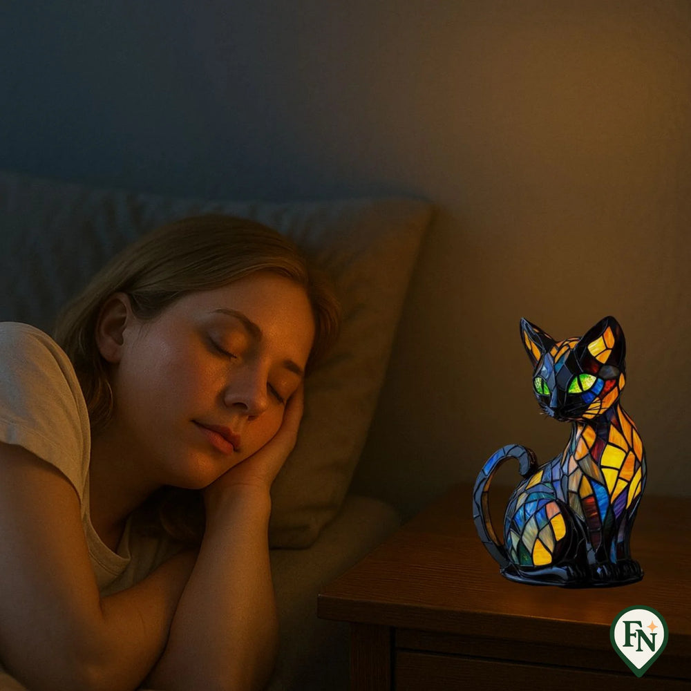 Glass Glow Cat