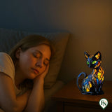 Glass Glow Cat