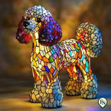 Glass Glow Dog Poedel