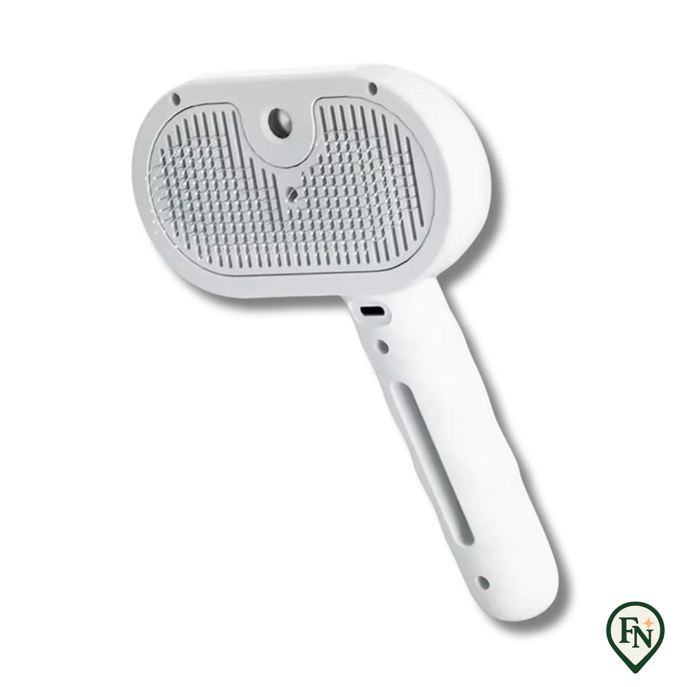 Huisdier Stoom-Borstel Wit