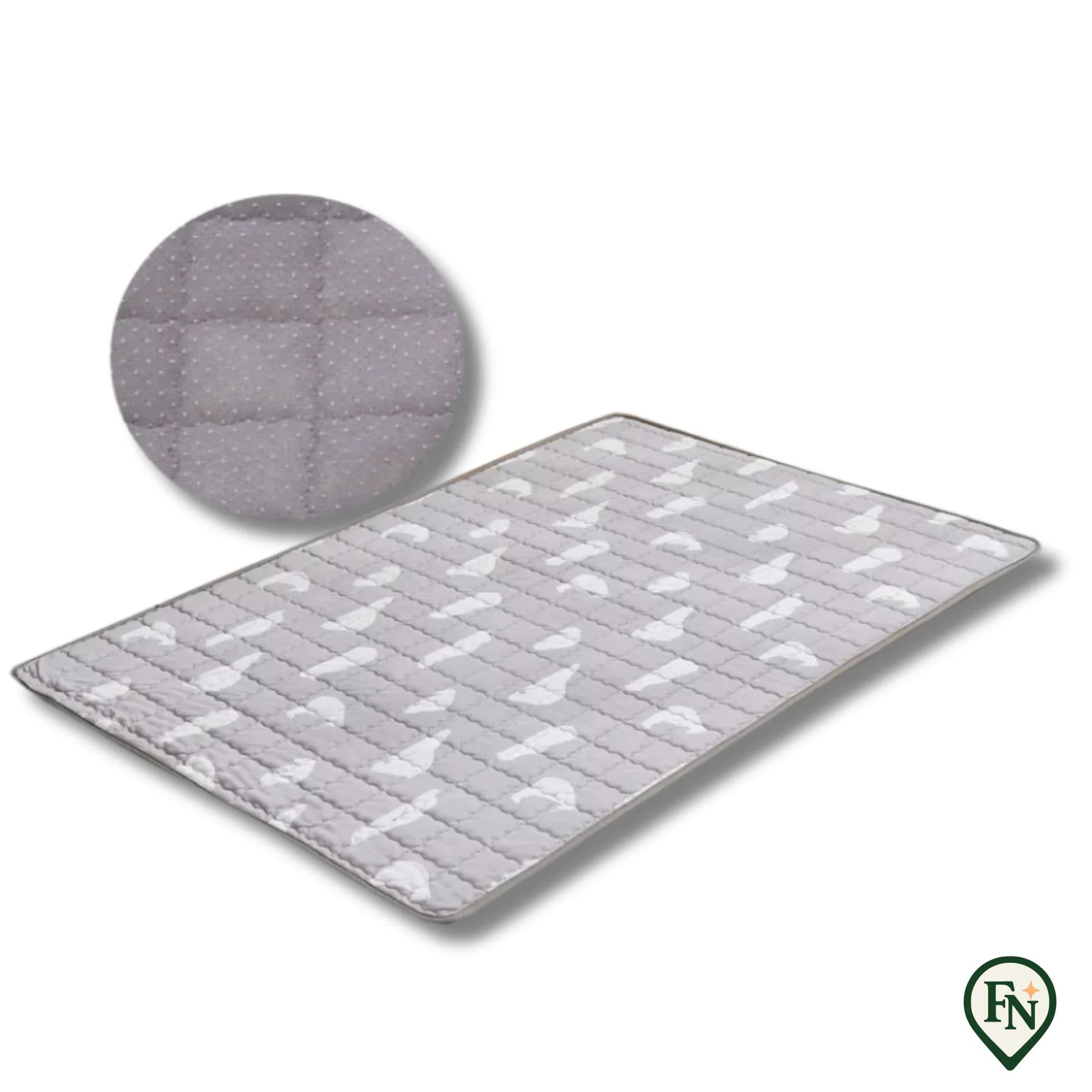 Huisdier Koelmat Licht Grijs / XS 40 × 30 cm