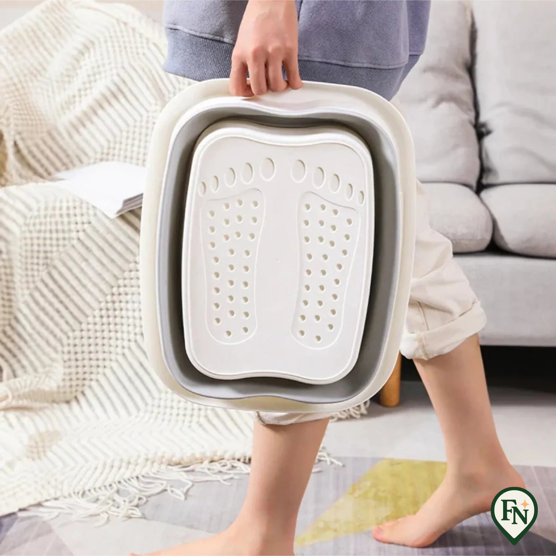 Opvouwbaar Voeten Massage Bad