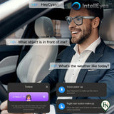 IntellEyes™ - Slimme AI-Bril met Camera Spraak & Vertaling