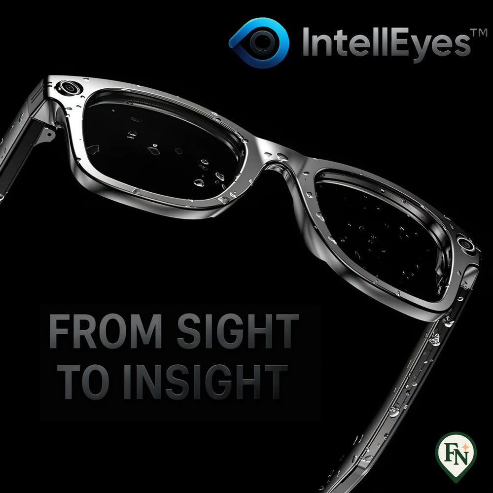 IntellEyes™ - Slimme AI-Bril met Camera Spraak & Vertaling