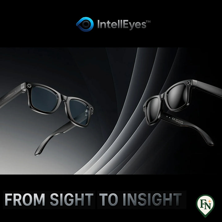 IntellEyes™ - Slimme AI-Bril met Camera Spraak & Vertaling