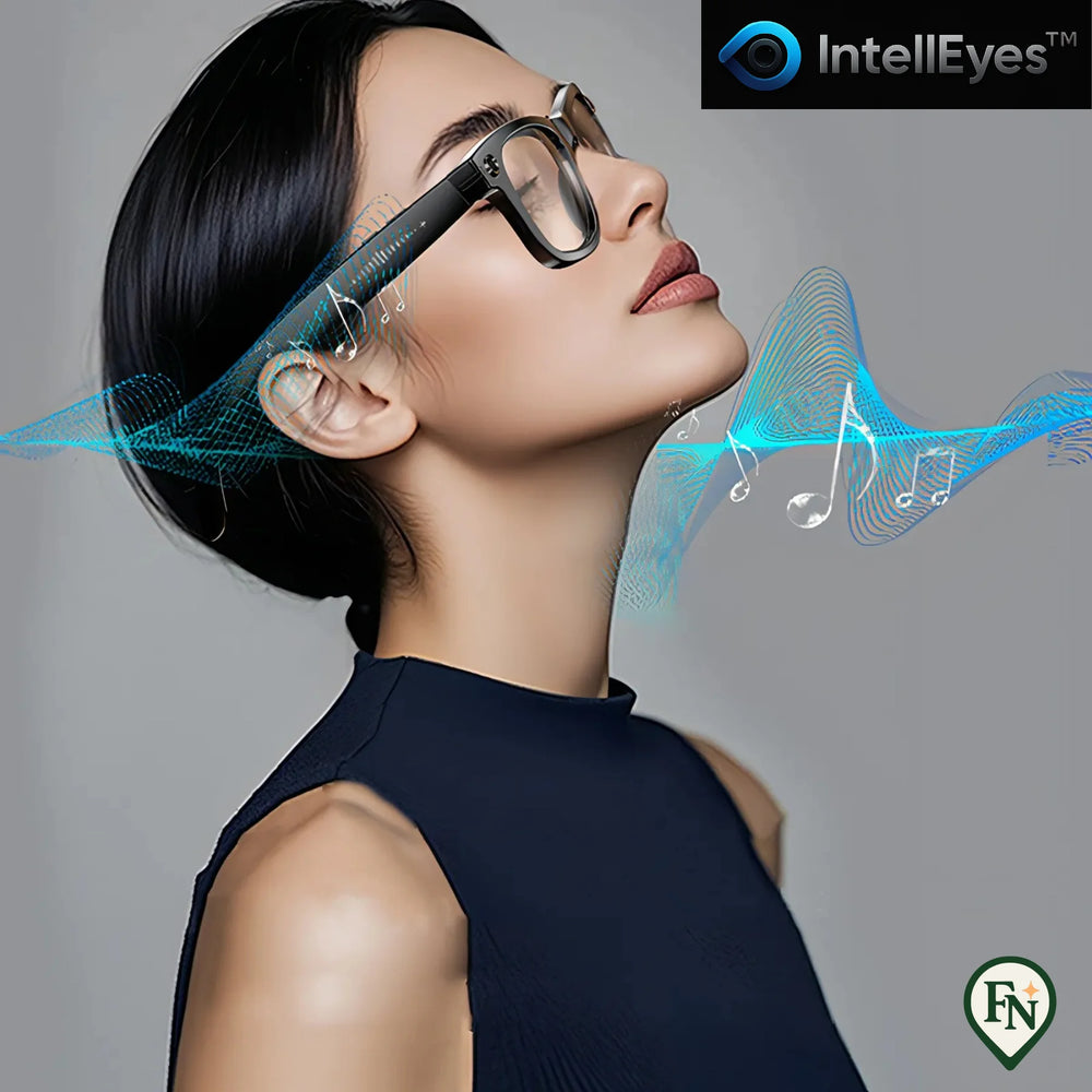 IntellEyes™ - Slimme AI-Bril met Camera Spraak & Vertaling