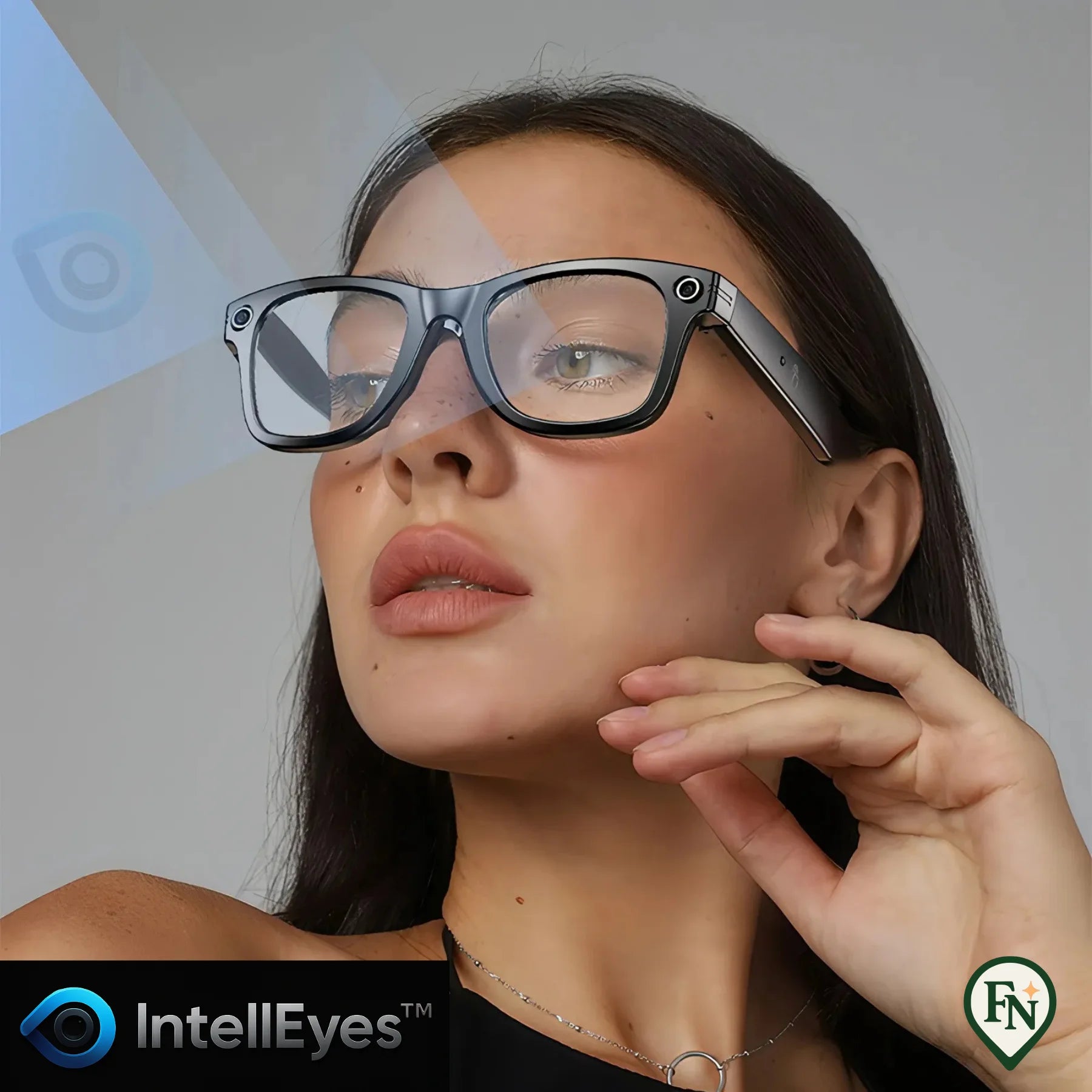 IntellEyes™ - Slimme AI-Bril met Camera Spraak & Vertaling