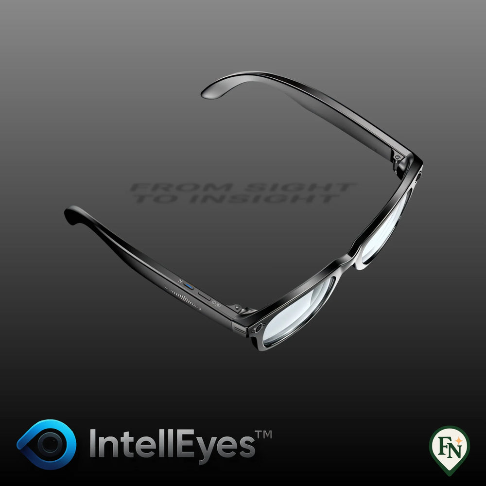 IntellEyes™ - Slimme AI-Bril met Camera Spraak & Vertaling