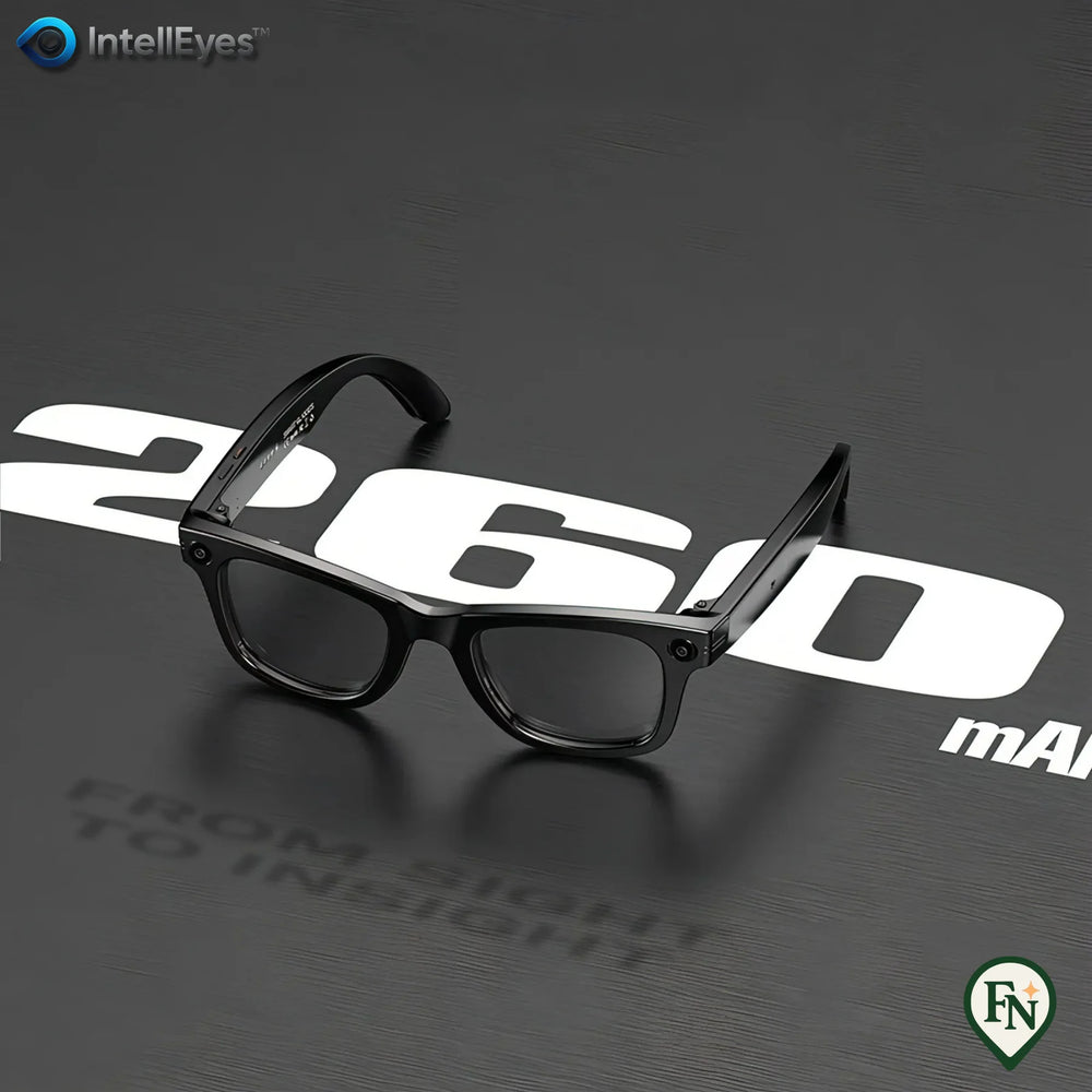 IntellEyes™ - Slimme AI-Bril met Camera Spraak & Vertaling