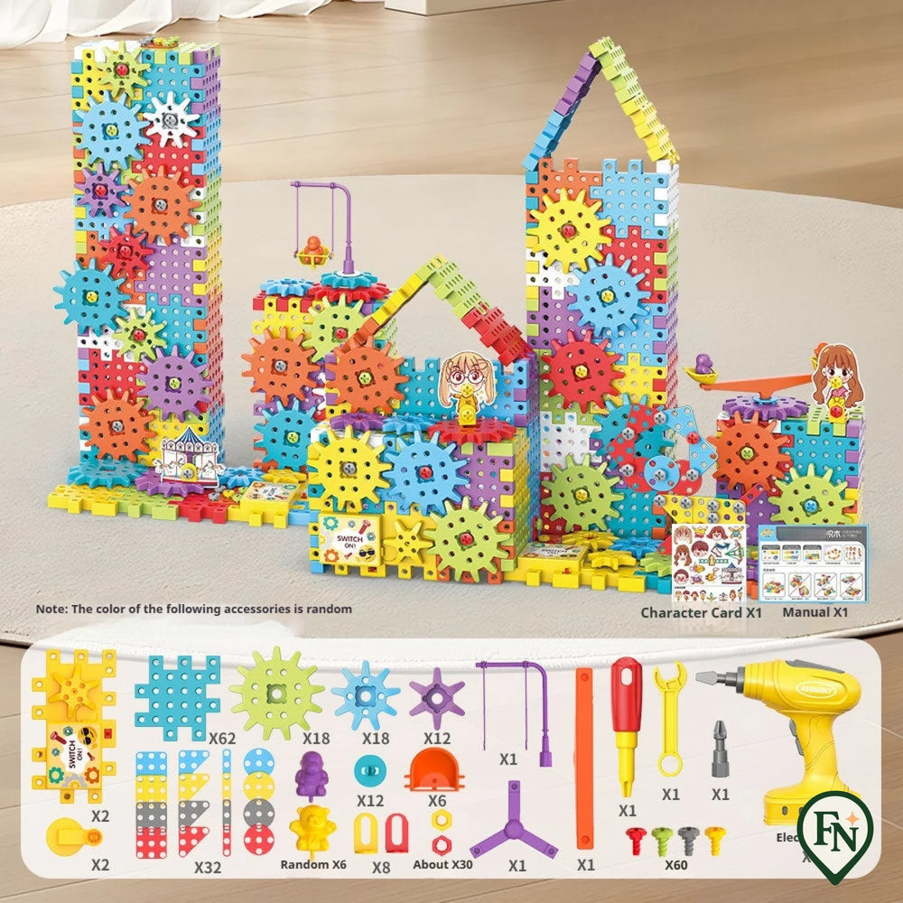 Kids Building Gear Premium (275 Pcs)