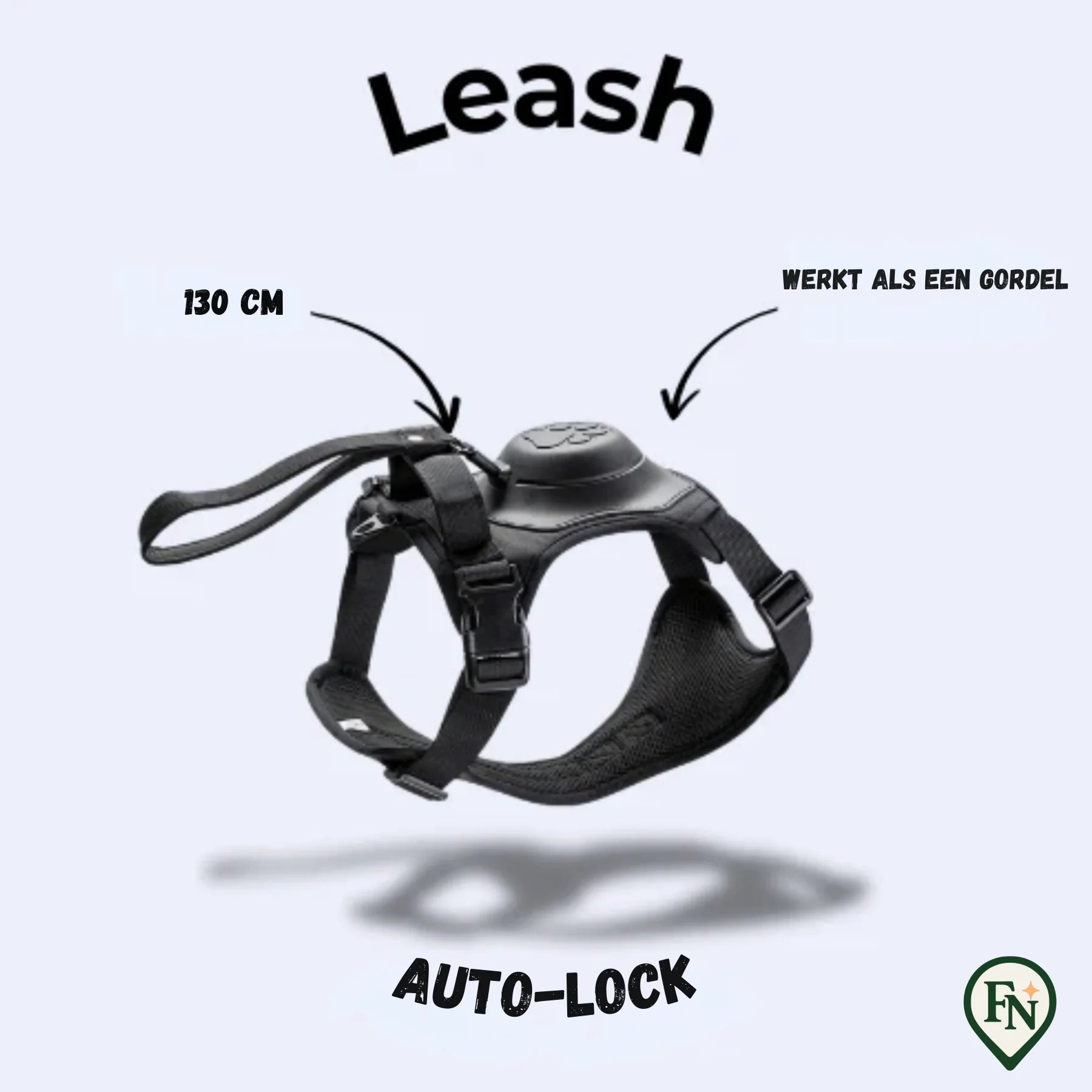 LeashGo™ – Harnas en Lijn in Eén voor Direct Wandelgemak
