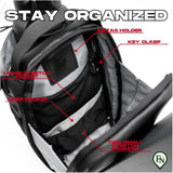 MagnoFit Bag™ 2 – De Slimme Magnetische Sporttas Zwart