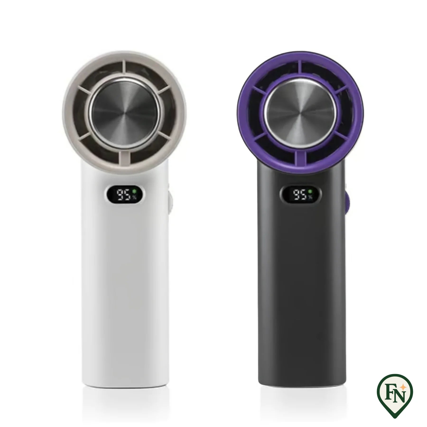 Mini 3-in-1 ventilator Wit & Donkergrijs (Snelle verkoeling)