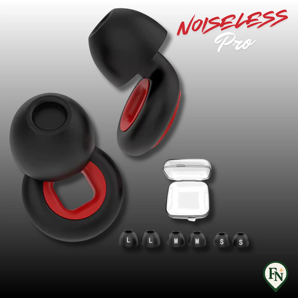 Noiseless Pro™ - Voor rust focus & ongestoord comfort Rood-Zwart
