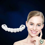 Direct zelfvertrouwen met een perfecte glimlach Boven- en onderkaak tanden