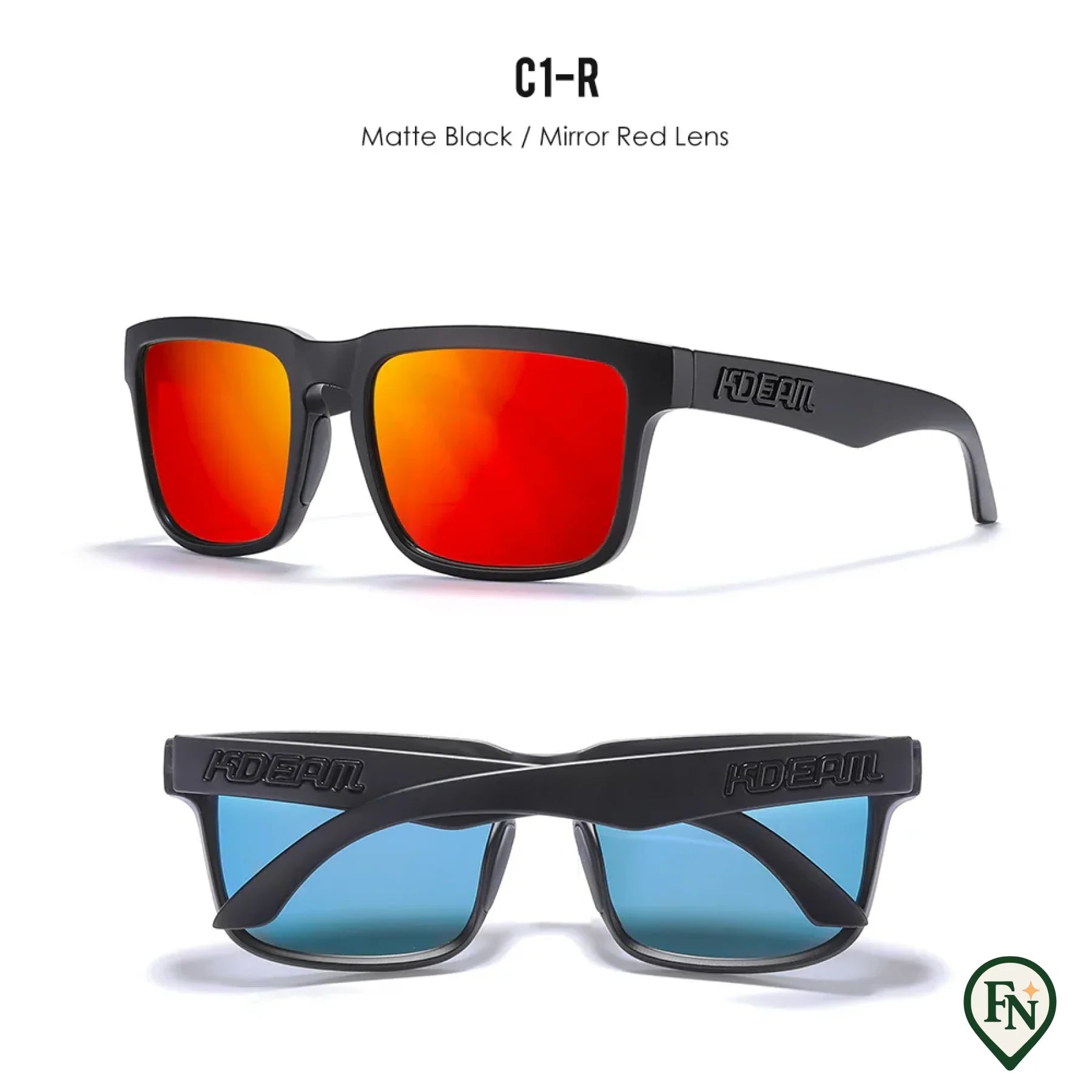 Gepolariseerde Zonnebril C1-R Mirrored Red