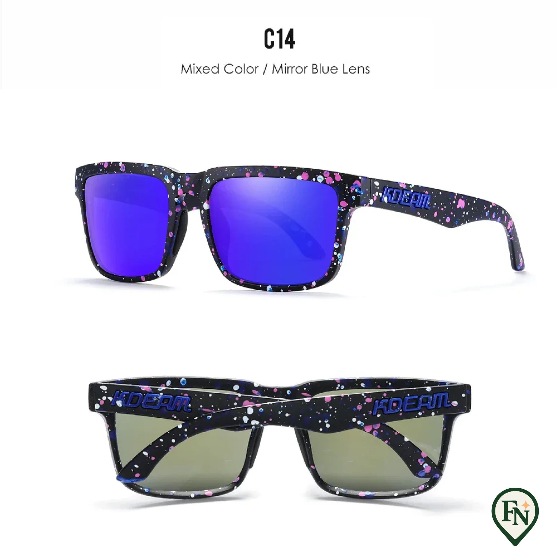 Gepolariseerde Zonnebril C14 Mirrored Blue