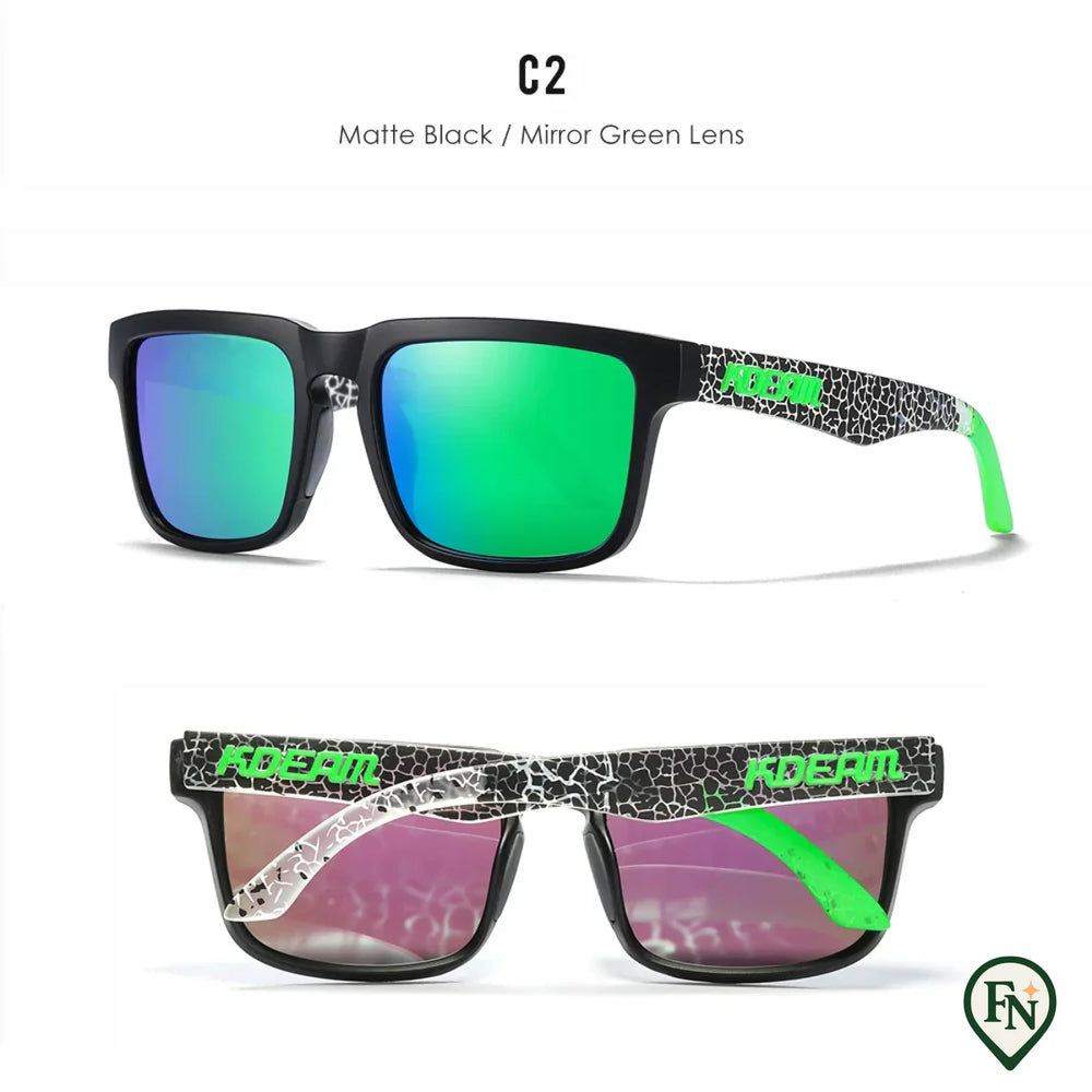 Gepolariseerde Zonnebril C2Mirrored Green